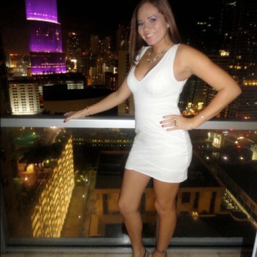 SOLEMIO White Mini Dress